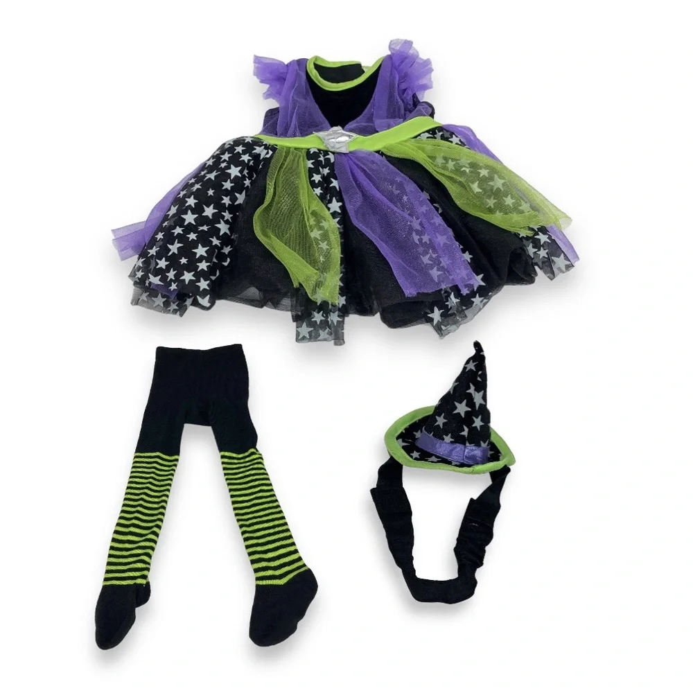 Amscan Classic Witch Costume 3 piece set 12 -24 M - Picture 4 of 17
